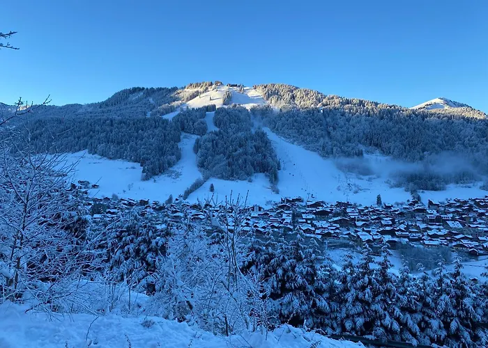 Mountainside Apartment With Views Over Morzine