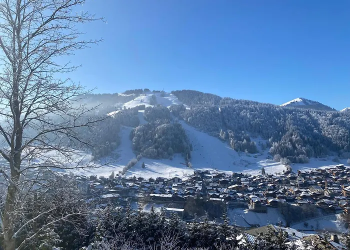 Mountainside Apartment With Views Over Morzine